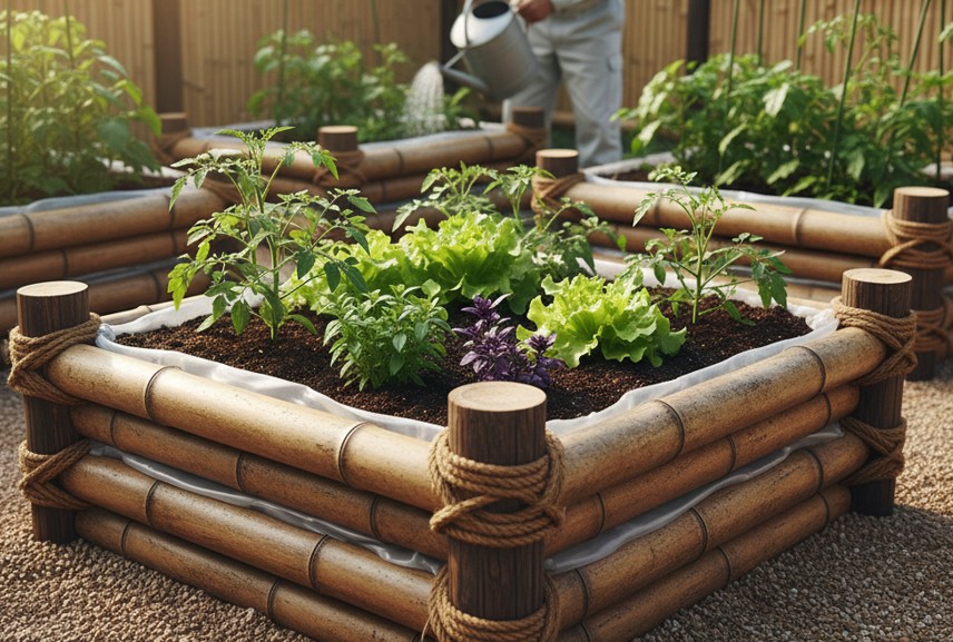 土留め・レイズドベッド活用