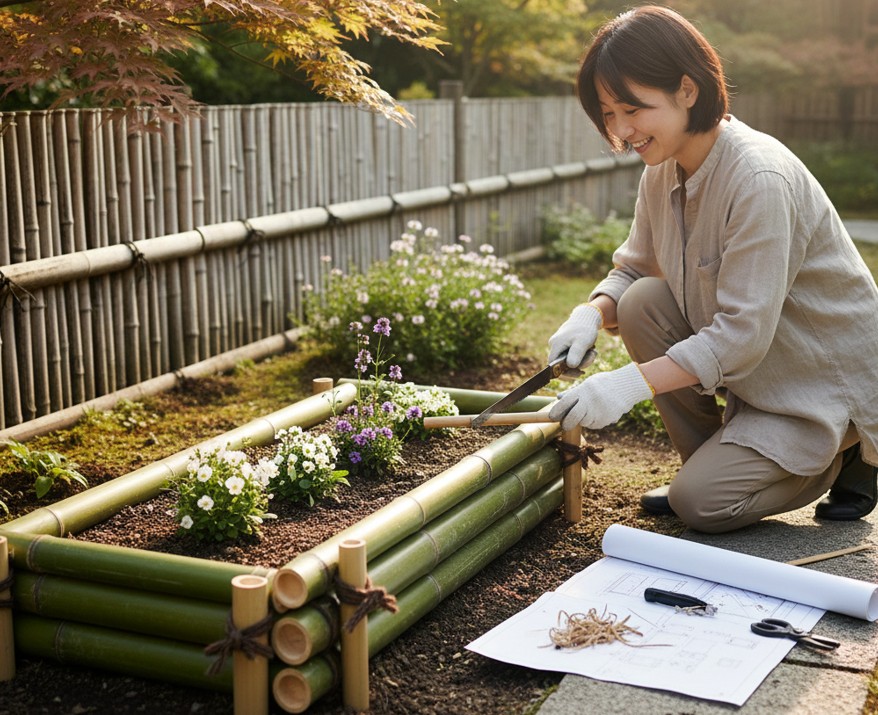竹の花壇をDIYで作る魅力