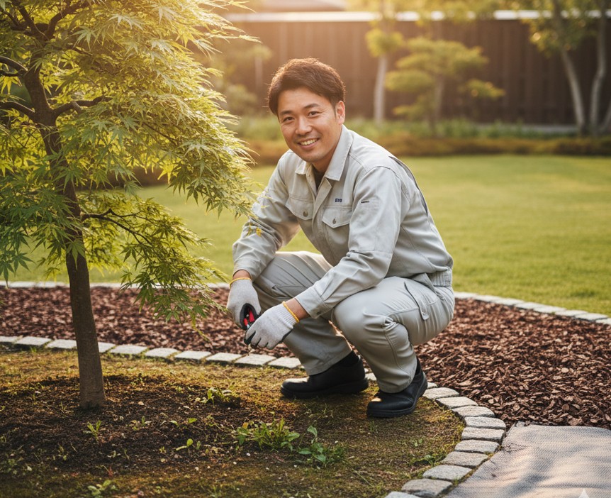 防草シートを木の周りに敷くコツ！枯らさない施工とおすすめ資材