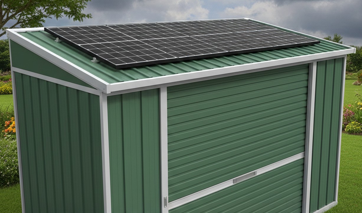 イナバ物置へのソーラーパネル設置術！耐荷重や費用、補助金の注意点を解説