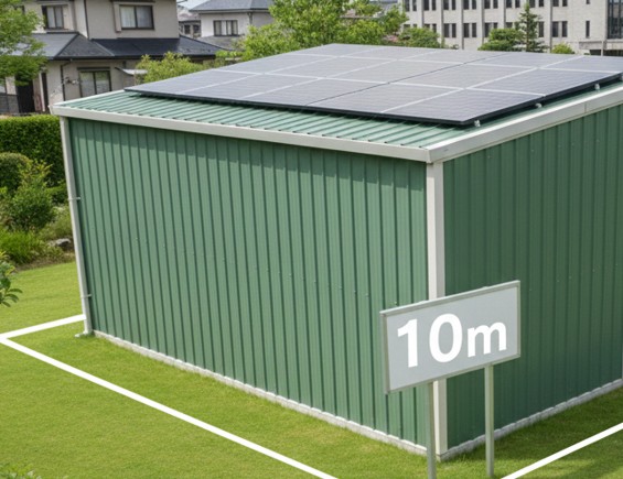 10平米の境界線と建築確認申請が必要なケース