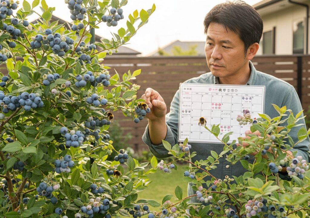 収穫には2本必要？品種選定と受粉を成功させる方法