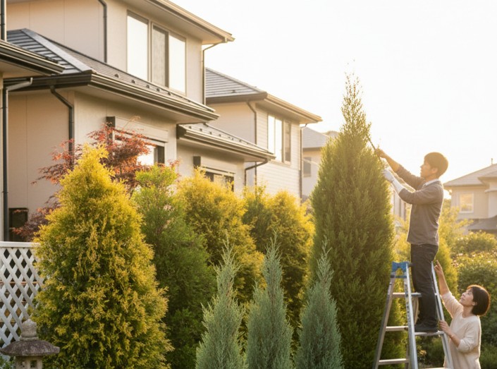 庭の目隠しにコニファーを！失敗しない品種選びと育て方のコツ