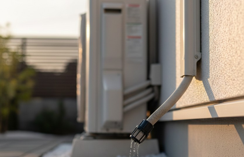 エアコンのドレンホースから室内に侵入させない工夫