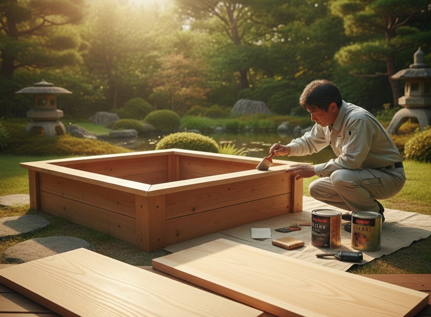 庭の花壇の木枠が腐る原因は？寿命を延ばす対策と修理・処分術