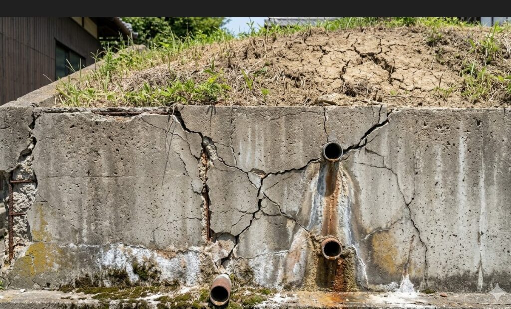 古い擁壁に潜むリスクと不適格擁壁