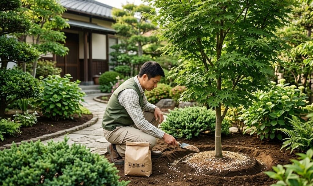 庭木の肥料おすすめ!時期や与え方のコツ、花を咲かせる管理術を解説