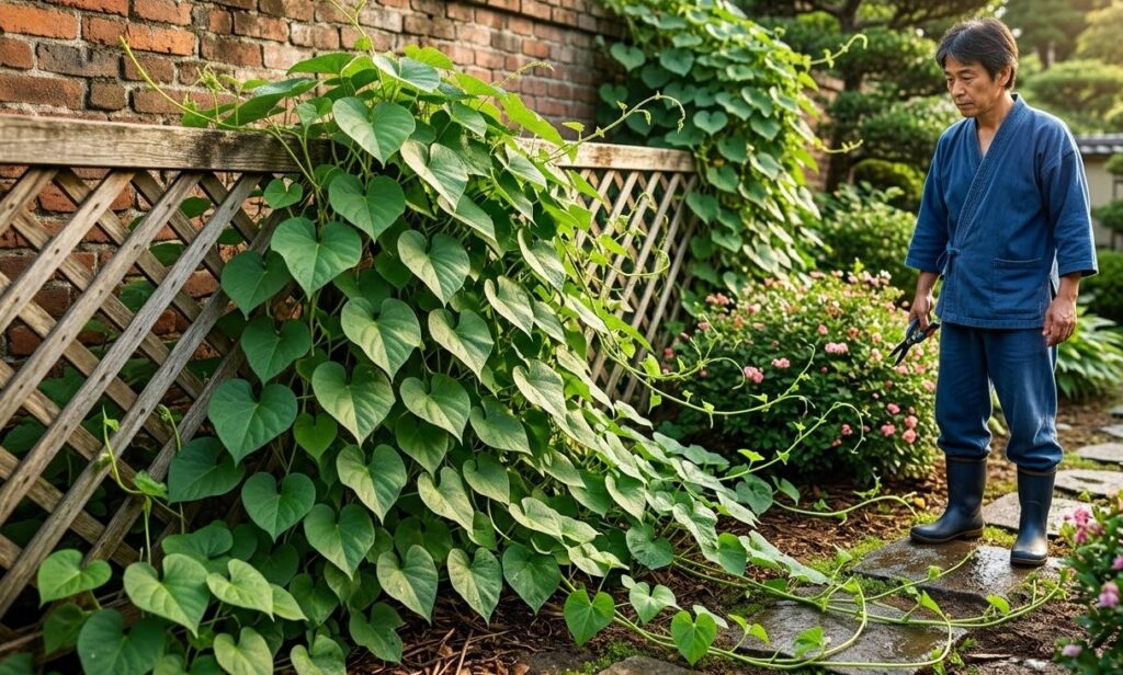 宿根朝顔を庭に植えてはいけない強靭な生命力