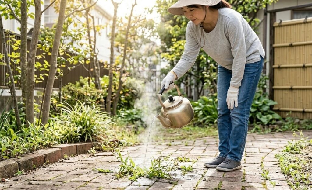 お湯や食酢を活用した環境に優しい身近な代用法