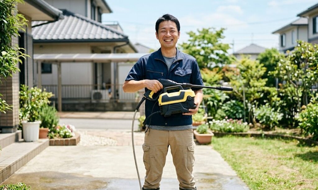 高圧洗浄機でコンクリートが削れる原因と対策！安全な掃除方法を解説