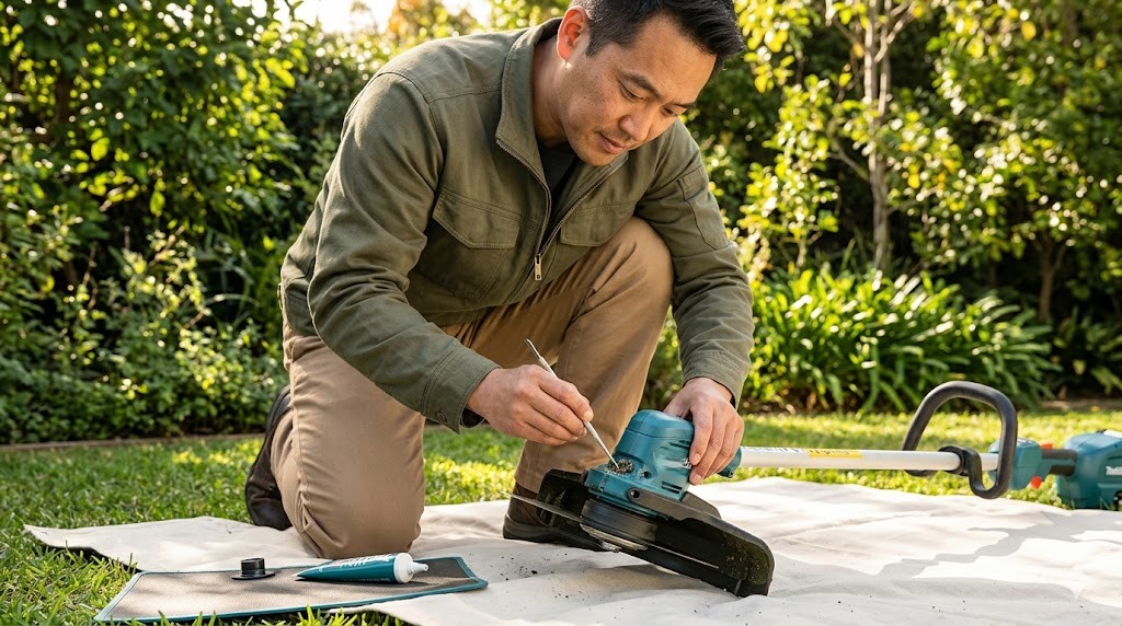 充電式モデルの給脂箇所と作業の頻度