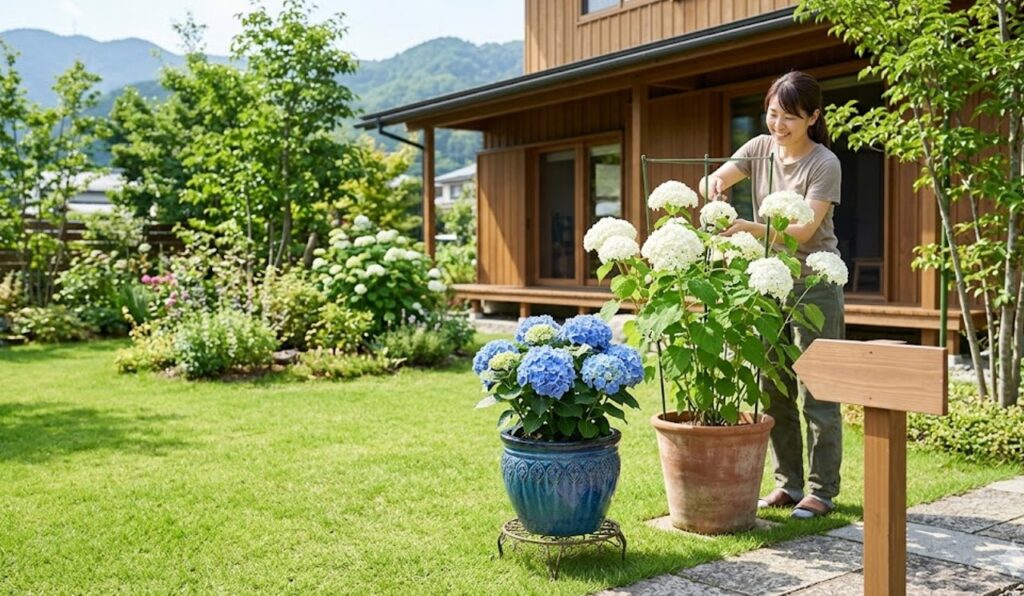 鉢植えやアナベルであじさいを庭に植えてはいけないを克服