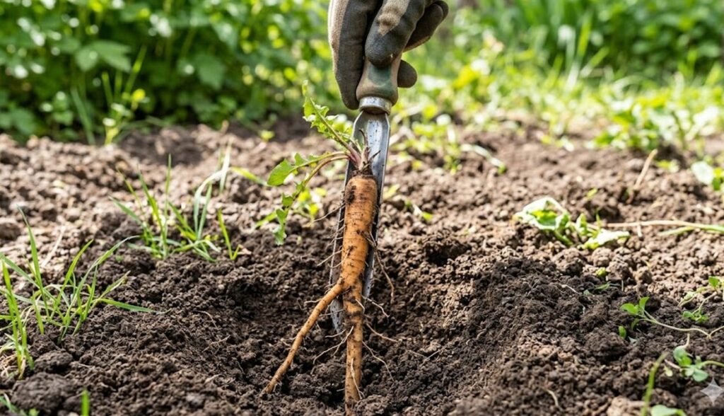 1メートルに達する強靭な直根と再生の仕組み