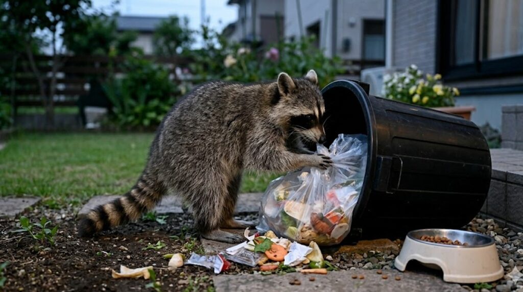 アライグマの餌になる物