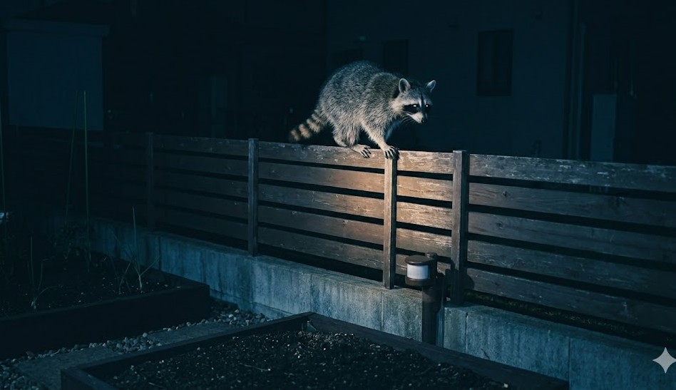 アライグマは夜行性なのか？