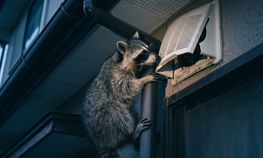 アライグマが屋根裏に入る訳