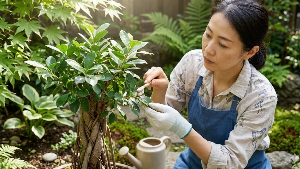 ハダニやカイガラムシなど病害虫の予防と駆除