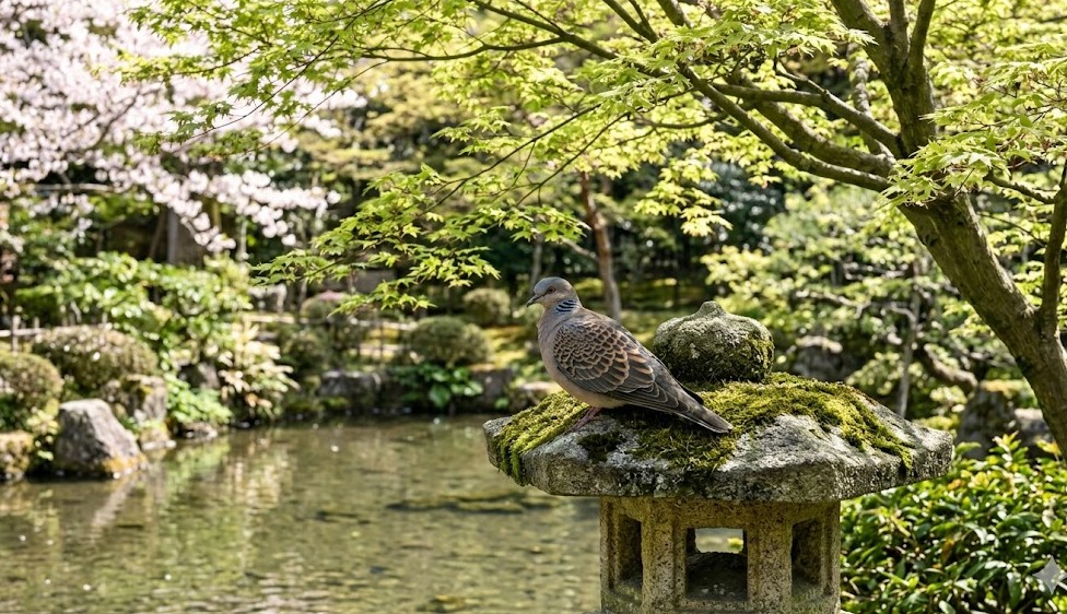 庭にキジバトが来るのは縁起が良い証拠？理由と見守り方を徹底解説
