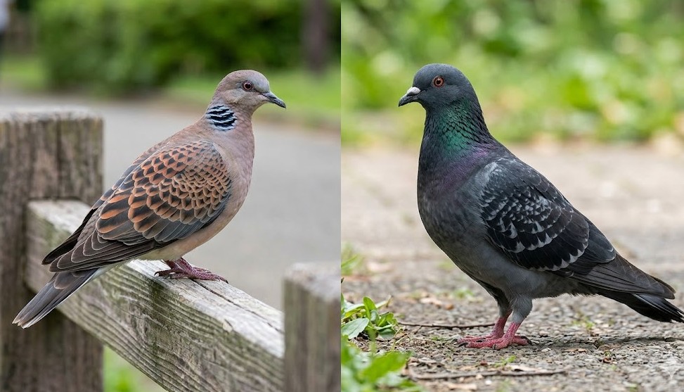 ドバトとの違いで見分けるキジバトの生態と特徴