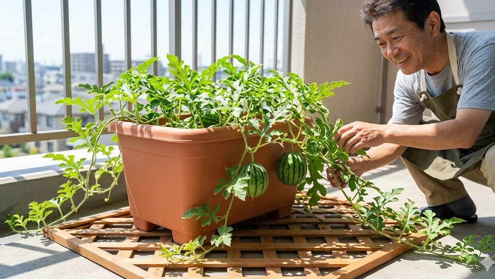 スイカのプランター地這い栽培完全ガイド！品種選びや土の量を徹底紹介！