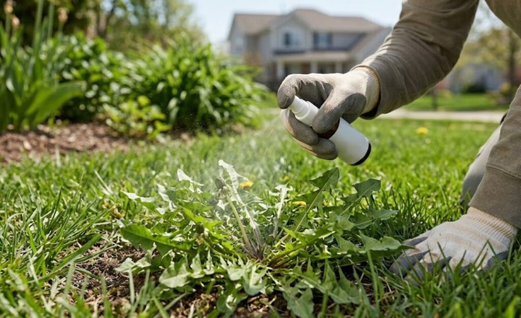 根まで枯らす除草剤の正しい使い方と散布時期
