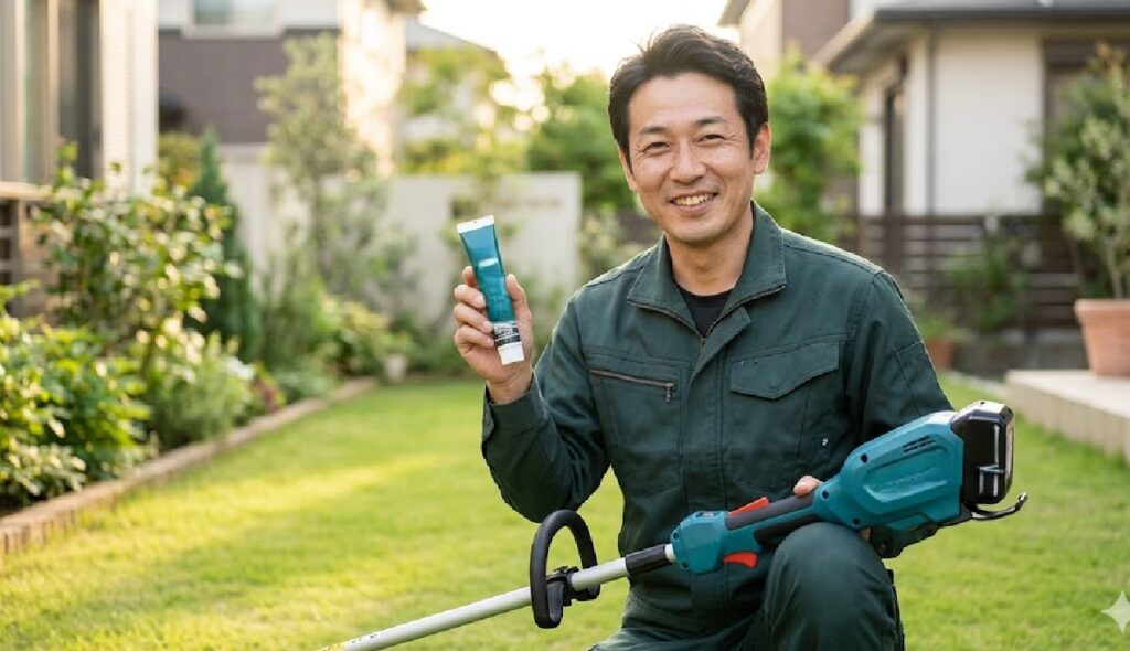 マキタ草刈り機のグリス選びと注油方法！30時間ごとのメンテナンス