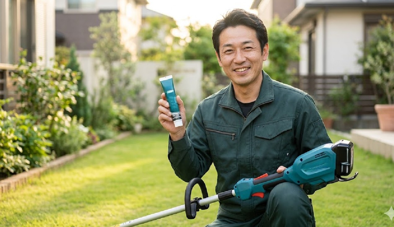 マキタ草刈り機のグリス選びと注油方法！30時間ごとのメンテナンス