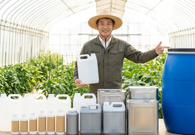 500mLから200Lまで選べる豊富な容量ラインナップ
