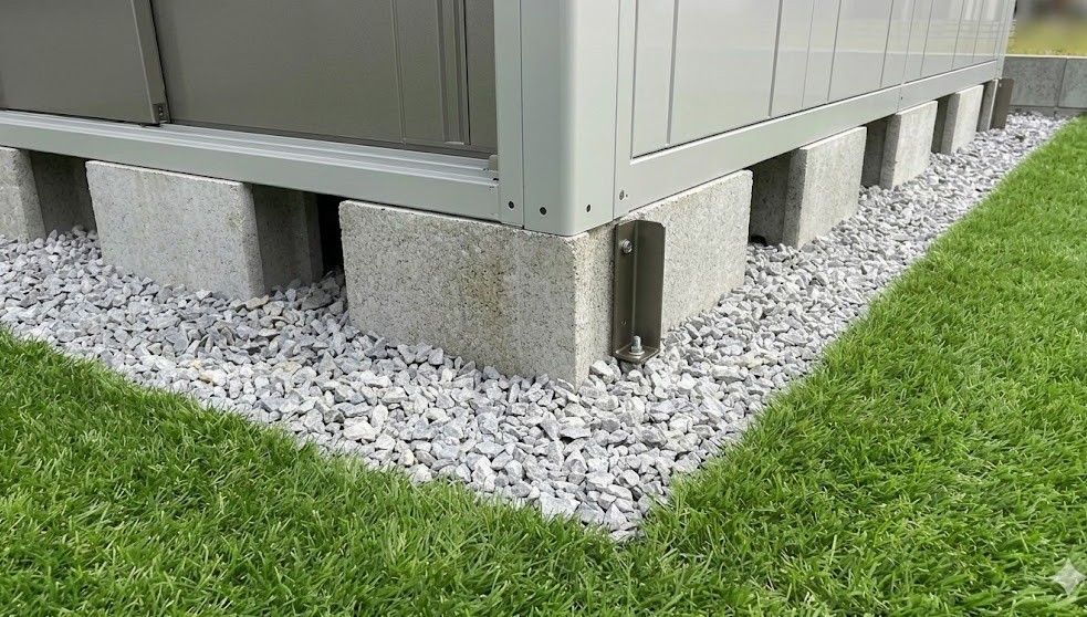 アンカー固定と強風対策