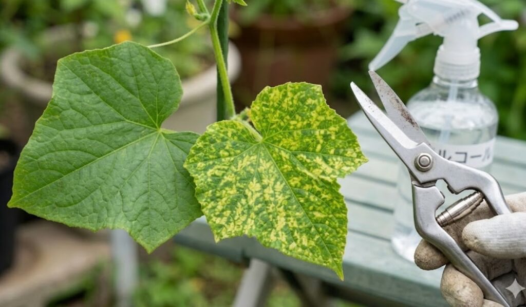 モザイク病にはアルコール消毒が効かないって本当？