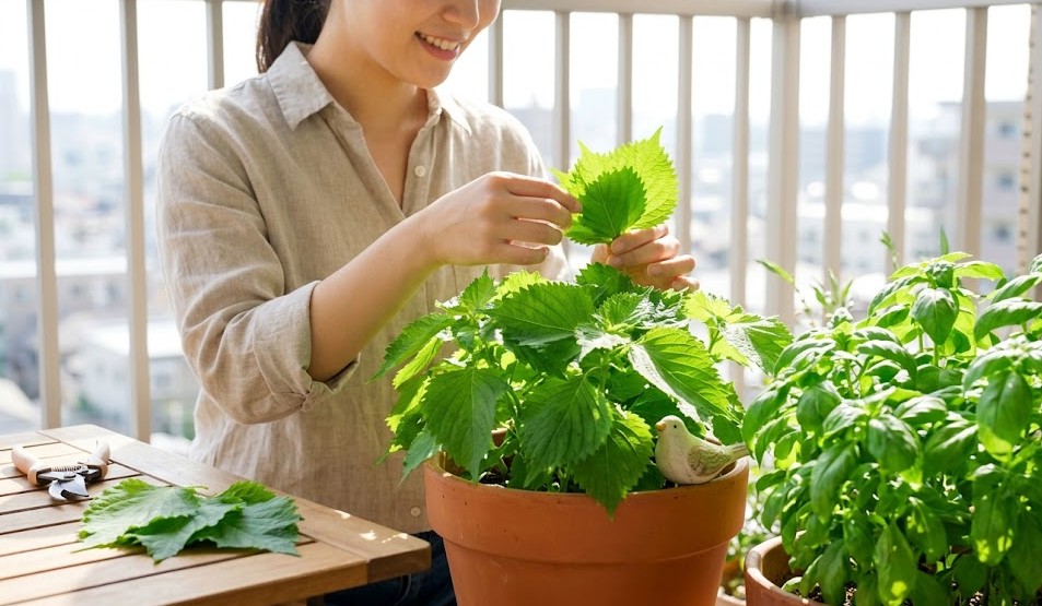 節約効果が高い大葉やバジルなどハーブの魅力