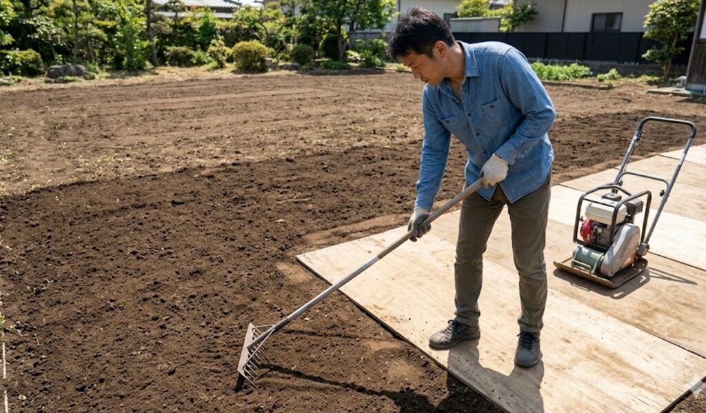 自分で施工する手順とDIYを成功させる整地のコツ