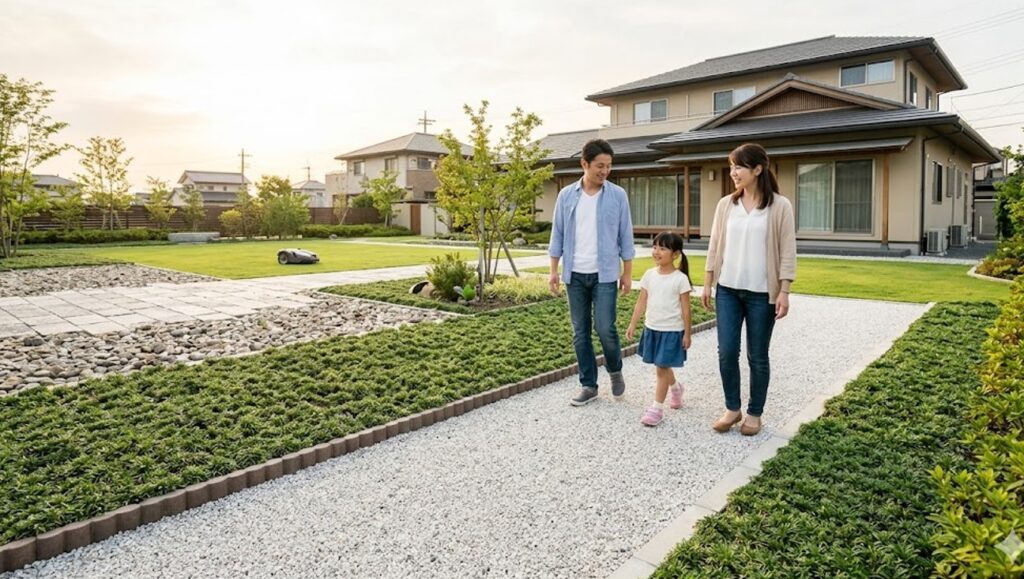 自分に合った方法で持続可能な広い庭の雑草対策を