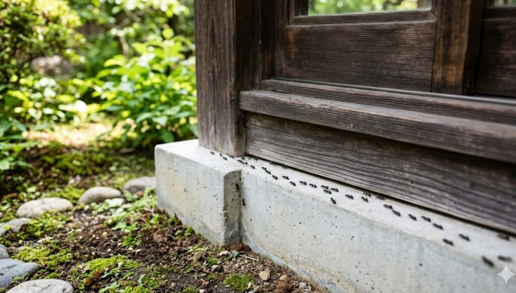 室内侵入や家屋のシロアリ被害を招く危険なサイン