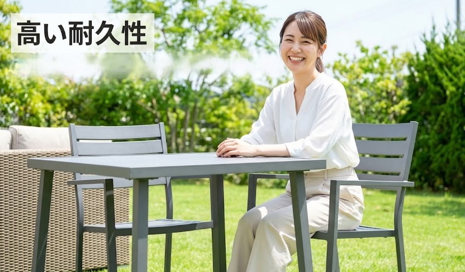 失敗しない庭の椅子とテーブルの選び方と素材の知識