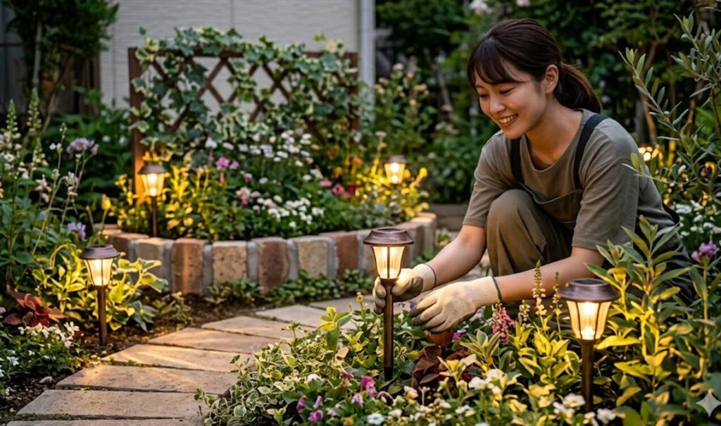 100均グッズをフル活用したおしゃれな庭づくり