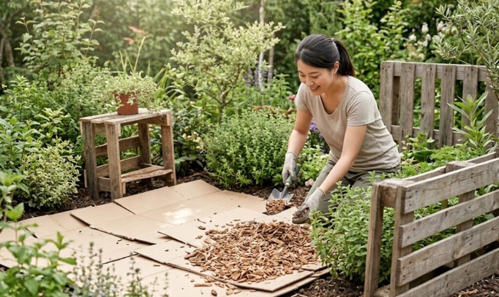 廃材や段ボールを活用した究極のコスト削減術