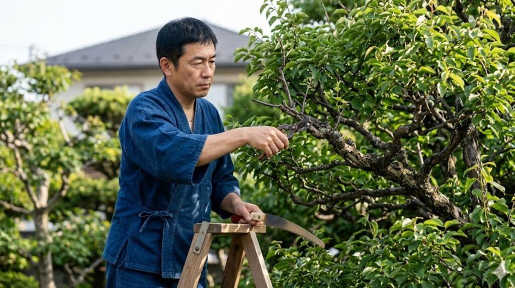 毎年の剪定作業や専門業者へのメンテナンス費