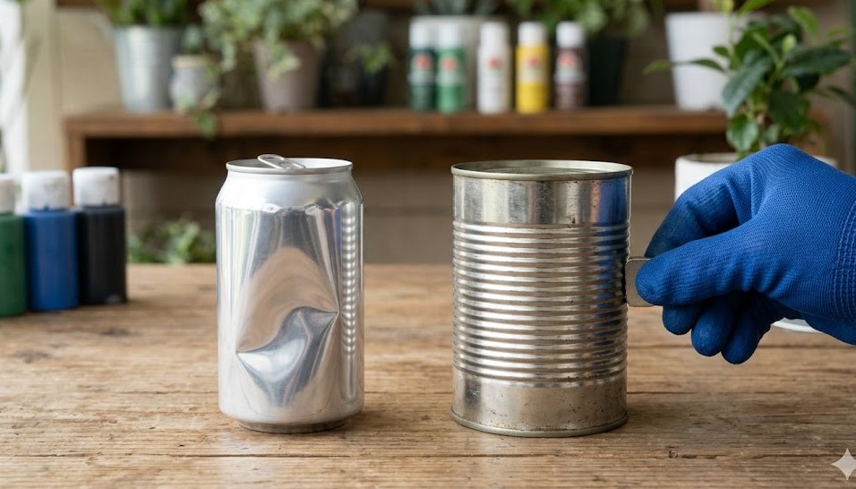 空き缶リメイクガーデニングの基礎と素材選び