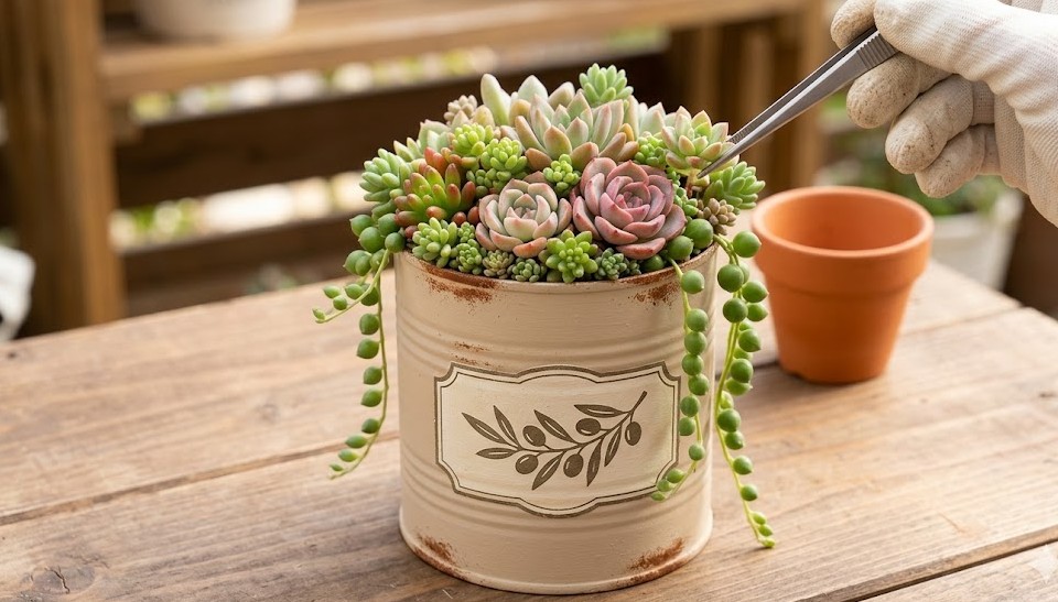 多肉植物の寄せ植えに適した土と栽培環境