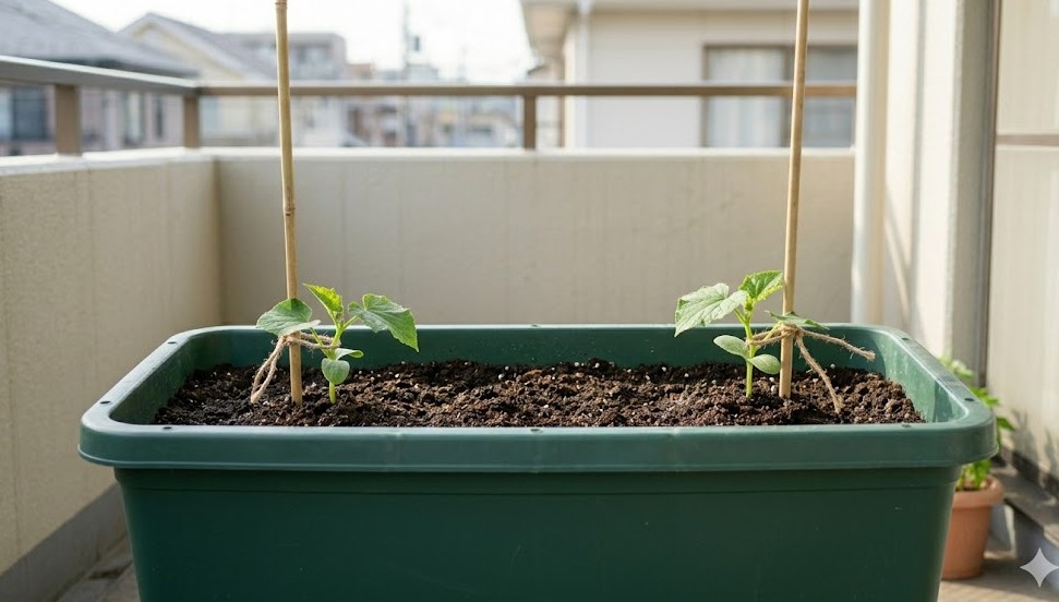 65cmのプランターなら2株植えも可能