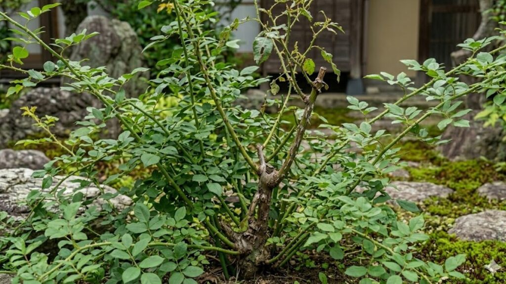 ノイバラの台木と台芽