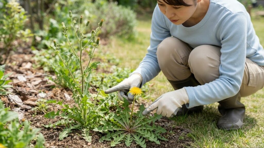 たんぽぽみたいな雑草の見分け方は?名前や危険性・駆除方法まで解説
