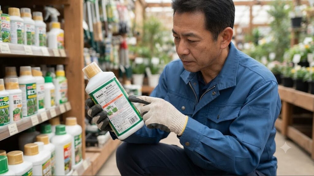 農薬登録とラベルを確認した除草剤の選び方