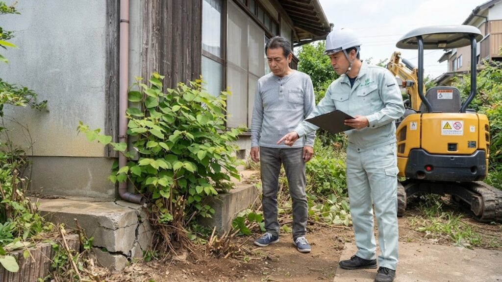 構造物近くや掘削時の業者依頼基準
